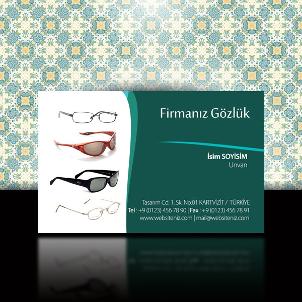 Gözlükçü-Optik Kartvizit