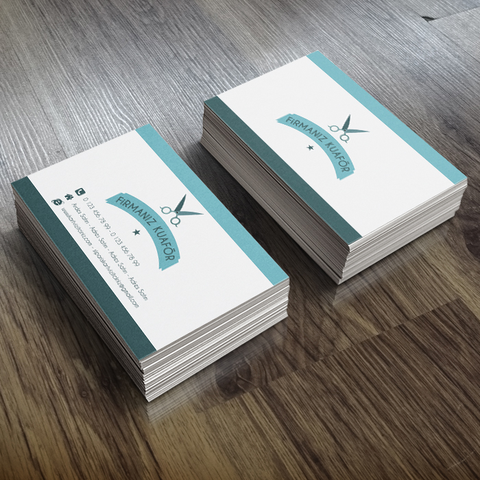 Erkek Kuaförü Kartvizit