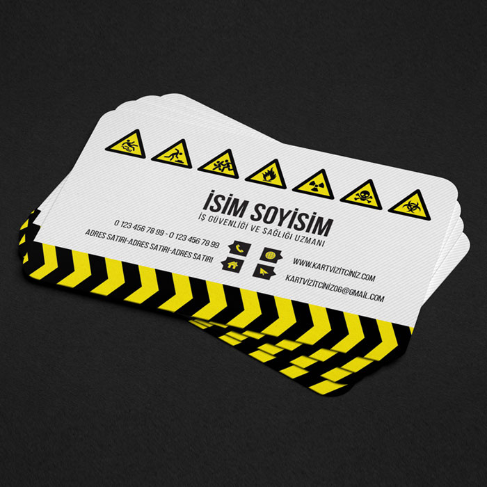 İş Güvenliği Uzmanı Kartvizit