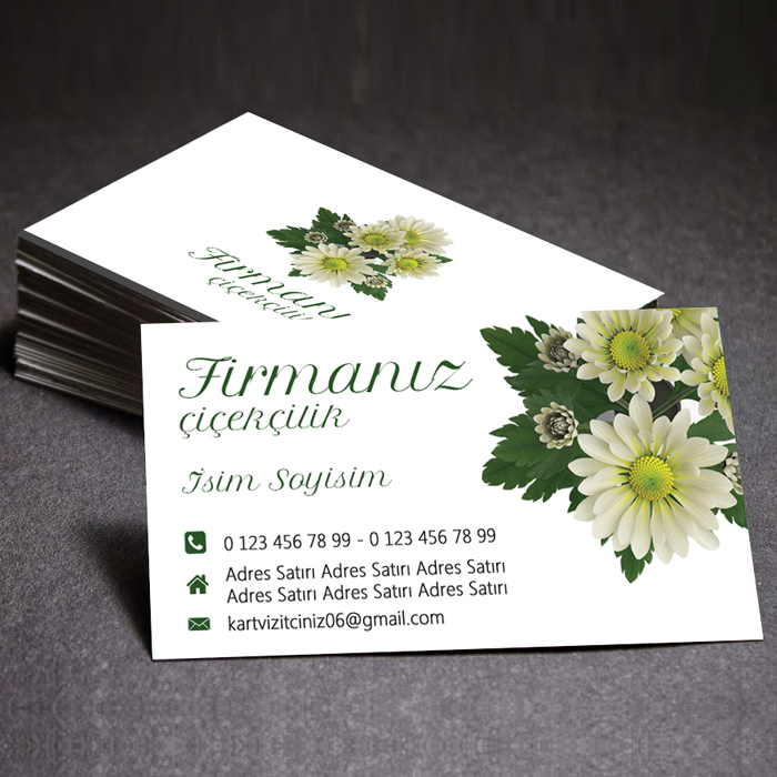 Çiçekçi Kartvizit