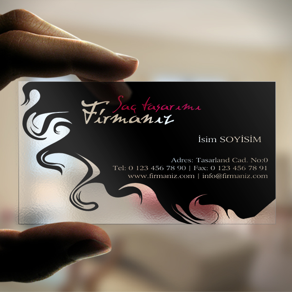 Bayan Kuaförü Kartvizit